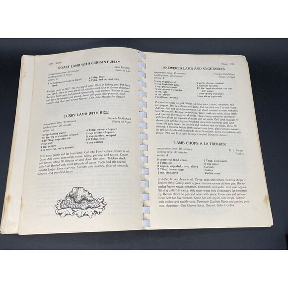 SHIP TO SHORE Virgin Islands Charter Yacht Recipes Vintage Cookbook 1984 SIGNED - Picture 6 of 16